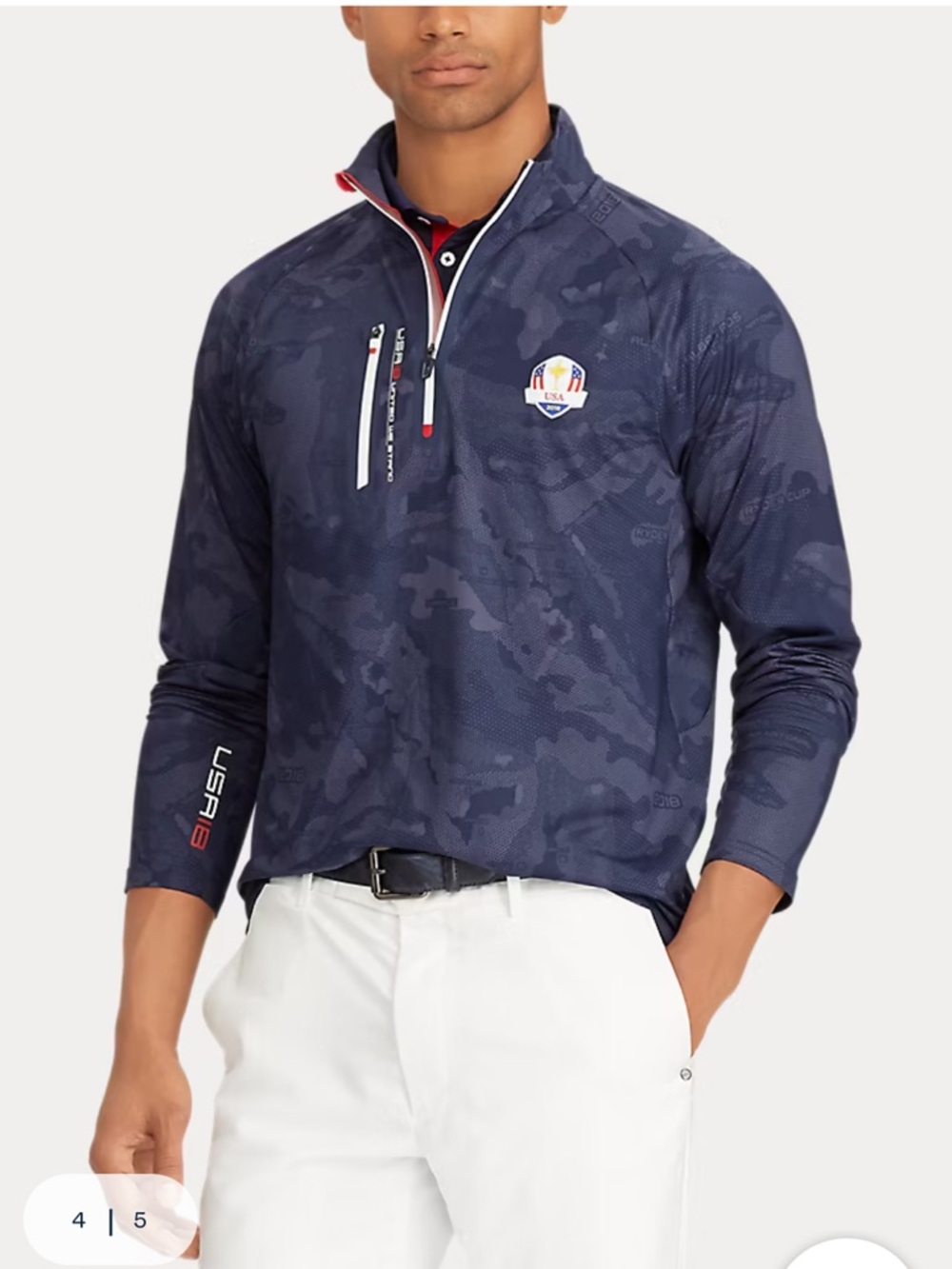 Ralph Lauren RLX U.S.A Ryder Cup Team Pullover Size M